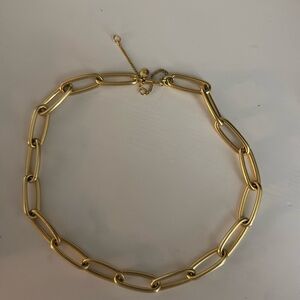 Madewell gold link necklace